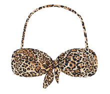 Carica l'immagine nel visualizzatore di Gallery, Product Front: Rio De Sol Reggiseno Top Leopardo Bandeau