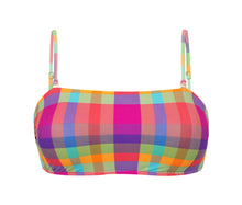 Carica l'immagine nel visualizzatore di Gallery, Product Front: Rio De Sol Reggiseno Top Tulip-Garden Bandeau-Reto