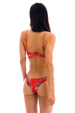Carica l'immagine nel visualizzatore di Gallery, Model Back: Rio De Sol Reggiseno Top Wildflowers Bra-Sport