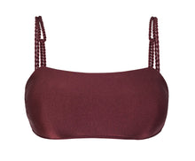 Carica l'immagine nel visualizzatore di Gallery, Product Front: Rio De Sol Reggiseno Top Barolo Bandeau-Reto