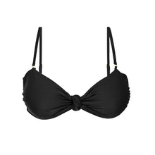Carica l'immagine nel visualizzatore di Gallery, Product Front: Rio De Sol Reggiseno Top Touch-Black Bandeau-Joy