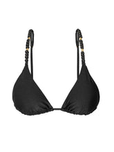 Carica l'immagine nel visualizzatore di Gallery, Product Front: Rio De Sol Reggiseno Top Shimmer-Black Lia-Noa