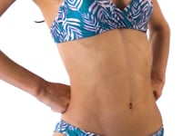 Carica e avvia il video nel visualizzatore di galleria, Video: Rio De Sol Reggiseno Top Palms-Blue Balconet-Inv