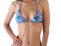 Carica e avvia il video nel visualizzatore di galleria, Video: Rio De Sol Slip Bottom Palms-Blue Ibiza