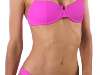 Carica e avvia il video nel visualizzatore di galleria, Video: Rio De Sol Reggiseno Top St-Tpz-Pink Balconet