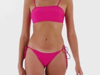 Carica e avvia il video nel visualizzatore di galleria, Video: Rio De Sol Slip Bottom Amaranto Ibiza-Comfy