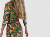 Carica e avvia il video nel visualizzatore di galleria, Video: Rio De Sol Camicia Green Bloom Chemise