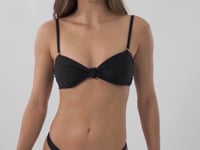 Carica e avvia il video nel visualizzatore di galleria, Video: Rio De Sol Reggiseno Top Touch-Black Bandeau-Joy