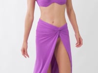 Carica e avvia il video nel visualizzatore di galleria, Video: Rio De Sol Gonna Da Spiaggia Bio-Floreira Long Skirt Knot