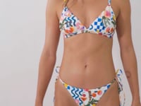 Carica e avvia il video nel visualizzatore di galleria, Video: Rio De Sol Reggiseno Top Al-Mare Tri-Fixo