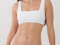 Carica e avvia il video nel visualizzatore di galleria, Video: Rio De Sol Reggiseno Top Sand-White Mary