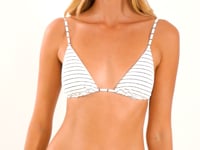 Carica e avvia il video nel visualizzatore di galleria, Video: Rio De Sol Reggiseno Top Linea-White Lia