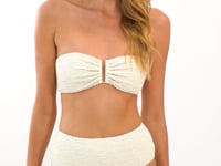 Carica e avvia il video nel visualizzatore di galleria, Video: Rio De Sol Slip Bottom Brisa-Offwhite Hotpants