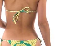 Carica e avvia il video nel visualizzatore di galleria, Video: Rio De Sol Reggiseno Top Banana Yellow Invisible