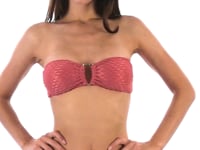Carica e avvia il video nel visualizzatore di galleria, Video: Rio De Sol Slip Bottom Kiwanda Madras Bandeau