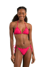 Carica l'immagine nel visualizzatore di Gallery, Model Front: Rio De Sol Slip Bottom Dots-Virtual-Pink Frufru-Fio