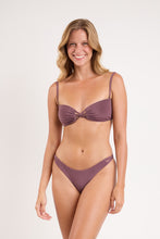 Carica l'immagine nel visualizzatore di Gallery, Model Front: Rio De Sol Slip Bottom Malibu-Ebano Essential-Iris