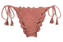 Carica l'immagine nel visualizzatore di Gallery, Product Front: Rio De Sol Slip Bottom Shimmer-Copper Frufru