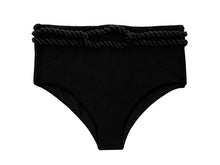 Carica l'immagine nel visualizzatore di Gallery, Product Front: Rio De Sol Slip Bottom St-Tpz-Black Hotpant-High