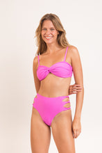 Carica l'immagine nel visualizzatore di Gallery, Image 07: Rio De Sol Slip Bottom Vita-Pink High-Waist-Spin