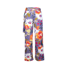 Carica l'immagine nel visualizzatore di Gallery, Product Front: Rio De Sol Pantaloni Da Spiaggia Garden-Flower Pants Knot