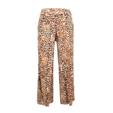 Carica l'immagine nel visualizzatore di Gallery, Product Front: Rio De Sol Pantaloni Da Spiaggia Leopard Wide Pants