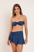 Carica l'immagine nel visualizzatore di Gallery, Image 05: Rio De Sol Gonna Da Spiaggia Mini Skirt Navy