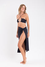 Carica l'immagine nel visualizzatore di Gallery, Image 03: Rio De Sol Gonna Da Spiaggia Nero Long-Skirt-Knot