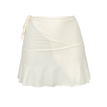 Carica l'immagine nel visualizzatore di Gallery, Product Front: Rio De Sol Gonna Da Spiaggia Off-White Mini Skirt