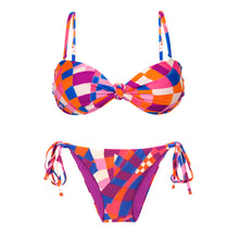 Carica l'immagine nel visualizzatore di Gallery, Product Front: Rio De Sol Completo Set Funny Bandeau-Joy Lacinho