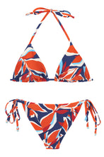 Carica l'immagine nel visualizzatore di Gallery, Product Front: Rio De Sol Completo Set Leaves Tri-Inv Cheeky-Tie