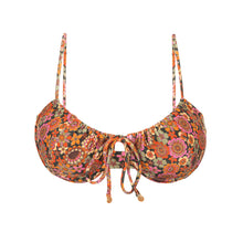 Carica l'immagine nel visualizzatore di Gallery, Product Front: Rio De Sol Reggiseno Top Bouquet Balconet-Tie