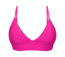 Carica l'immagine nel visualizzatore di Gallery, Product Front: Rio De Sol Reggiseno Top Cotele-Amaranto Tri-Tank
