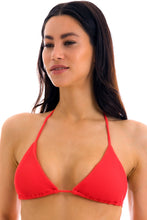 Carica l'immagine nel visualizzatore di Gallery, Gallery: Rio De Sol Reggiseno Top Cotele-Tomate Tri-Inv