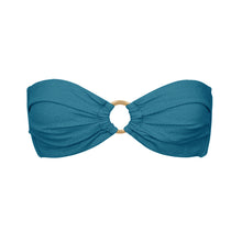 Carica l'immagine nel visualizzatore di Gallery, Product Front: Rio De Sol Reggiseno Top Crespinho-Atlantico Mavi