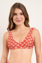 Carica l'immagine nel visualizzatore di Gallery, Gallery: Rio De Sol Reggiseno Top Floral-Scales Hera