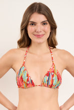 Carica l'immagine nel visualizzatore di Gallery, Image 08: Rio De Sol Reggiseno Top Floral-Scales Tri-Inv