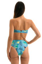 Carica l'immagine nel visualizzatore di Gallery, Model Back: Rio De Sol Reggiseno Top Flower Geometric Reto