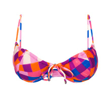 Carica l'immagine nel visualizzatore di Gallery, Product Front: Rio De Sol Reggiseno Top Funny Balconet-Tie