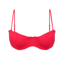 Carica l'immagine nel visualizzatore di Gallery, Product Front: Rio De Sol Reggiseno Top Hibiscus Coral