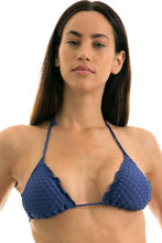 Carica l'immagine nel visualizzatore di Gallery, Gallery: Rio De Sol Reggiseno Top Kiwanda Denim Frufru