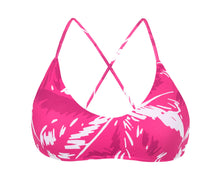 Carica l'immagine nel visualizzatore di Gallery, Product Front: Rio De Sol Reggiseno Top Pink-Palms Bralette