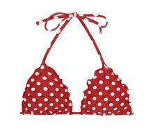 Carica l'immagine nel visualizzatore di Gallery, Product Front: Rio De Sol Reggiseno Top Poa Red Frufru