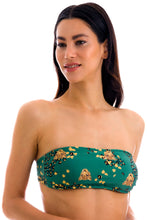 Carica l'immagine nel visualizzatore di Gallery, Gallery: Rio De Sol Reggiseno Top Roar-Green Bandeau-Reto