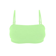 Carica l'immagine nel visualizzatore di Gallery, Product Front: Rio De Sol Reggiseno Top Sand-Menta Bandeau-Reto