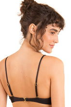 Carica l'immagine nel visualizzatore di Gallery, Image 07: Rio De Sol Reggiseno Top Shimmer-Black Bandeau-Joy