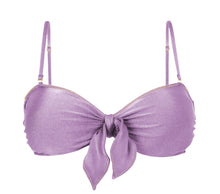 Carica l'immagine nel visualizzatore di Gallery, Product Front: Rio De Sol Reggiseno Top Shimmer-Harmonia Bandeau-Knot