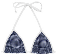 Carica l'immagine nel visualizzatore di Gallery, Product Front: Rio De Sol Reggiseno Top Tri Micro Poa White