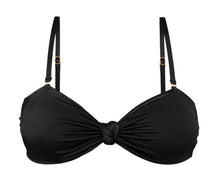 Carica l'immagine nel visualizzatore di Gallery, Product Front: Rio De Sol Reggiseno Top Shimmer-Black Bandeau-Joy
