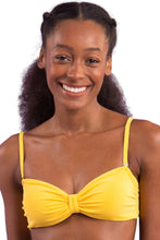 Carica l'immagine nel visualizzatore di Gallery, Gallery: Rio De Sol Reggiseno Top Malibu-Yellow Bandeau-Duo
